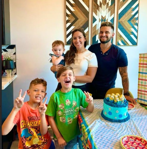 Missy King with her family, part of the Home Buyer Louisiana team, experienced manager and real estate professional.